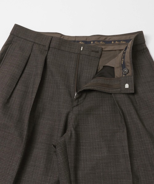 BROOKS BROTHERS(ブルックスブラザーズ)の「BROOKS BROTHERS EXCLUSIVE TRS 2INTUCK(その他パンツ・メンズ・ブラウン/グレー・34/30/32)」の9枚目の写真
