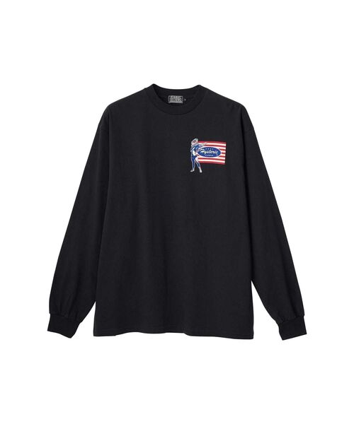 HYSTERIC GLAMOUR(ヒステリックグラマー)の「NASTY UNION Tシャツ(Tシャツ/カットソー・メンズ・ブラック/ブルー/ホワイト・SMALL/MEDIUM/LARGE/X-LARGE)」の8枚目の写真