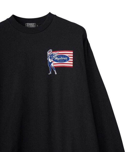 HYSTERIC GLAMOUR(ヒステリックグラマー)の「NASTY UNION Tシャツ(Tシャツ/カットソー・メンズ・ブラック/ブルー/ホワイト・SMALL/MEDIUM/LARGE/X-LARGE)」の9枚目の写真