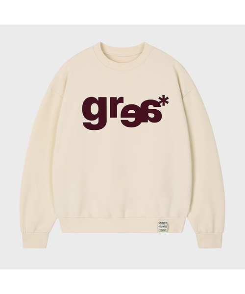 GRAVER（グレーバー）の「[ユニセックス]GRAE-S ベーシック スウェット_5カラー（スウェット・レディース・ブラック/クリーム/ホワイト/ライトグレー/ネイビー・SMALL/MEDIUM/LARGE）」の4枚目の写真