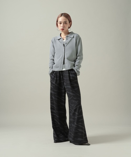 PAGEBOY(ページボーイ)の「【mei企画/PAGEBOY】リラックスワイドパンツ(スラックス・レディース・ホワイト/ゼブラ・SMALL/MEDIUM)」の11枚目の写真