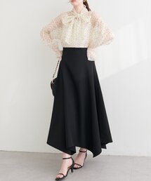 natural couture | サイド釦イレヘムスカート(スカート)