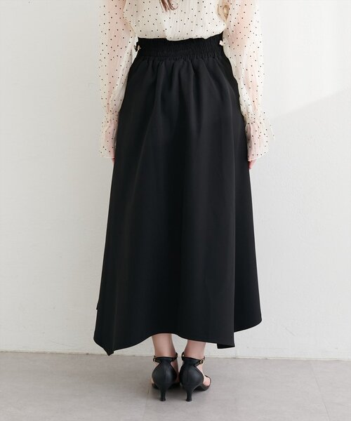 natural couture（ナチュラルクチュール）の「サイド釦イレヘムスカート（スカート・レディース・オフホワイト/グレー/ブラック・FREE）」の21枚目の写真