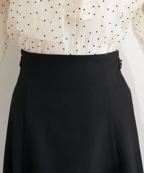 natural couture（ナチュラルクチュール）の「サイド釦イレヘムスカート（スカート・レディース・オフホワイト/グレー/ブラック・FREE）」の22枚目の写真