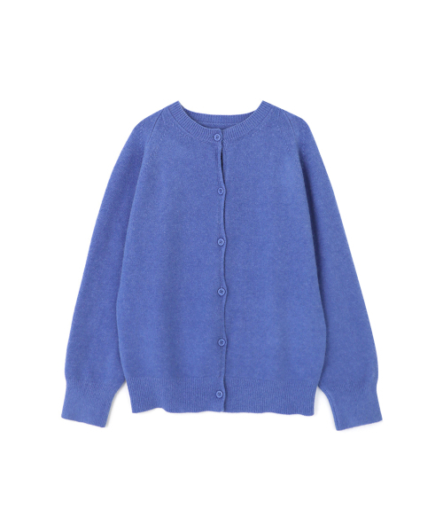 VASCARA(バスカラ)の「Round neck Button Knit Cardigan (4colors)(カーディガン/ボレロ・レディース・ライトベージュ/ブラック/ブルー/ライトグレー・FREE)」の6枚目の写真