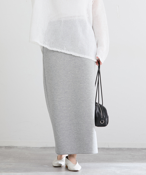 IENA（イエナ）の「《セットアップ対応》ダンボールニットスカート（スカート・レディース・チャコールグレー/ブラック系その他・38/36）」の13枚目の写真