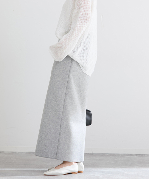 IENA（イエナ）の「《セットアップ対応》ダンボールニットスカート（スカート・レディース・チャコールグレー/ブラック系その他・38/36）」の14枚目の写真