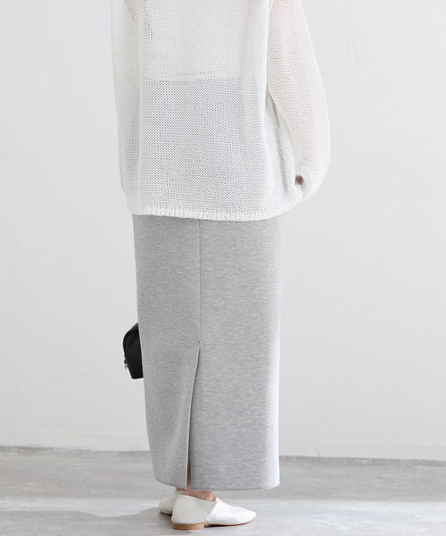 IENA（イエナ）の「《セットアップ対応》ダンボールニットスカート（スカート・レディース・チャコールグレー/ブラック系その他・38/36）」の15枚目の写真