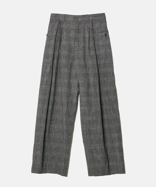 IRENENNE（アイレネ）の「ジャカードタックディテールトラウザー / Jacquard Tuck-Detail Trousers（その他パンツ・レディース・グレー・38/36/34）」の11枚目の写真
