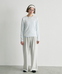 uchi.（ウチ）の「ソフトタッチ イージーワイドパンツ（スウェットパンツ）」