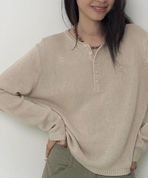 CHUN CHUN NOTES（チュンチュンノーツ）の「26SS/ヘンリーネック ニットプルオーバー（ニット/セーター）」