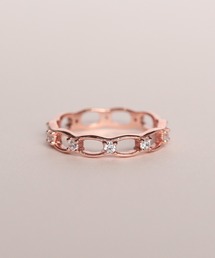 【WEB限定】silver925 すかし キュービックジルコニア エタニティリング