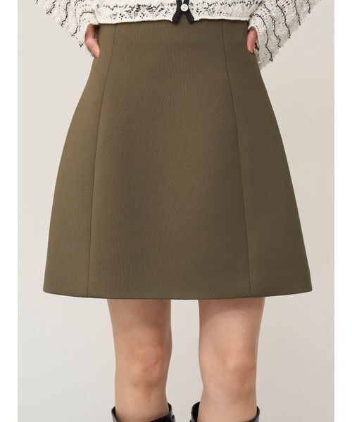SNIDEL（スナイデル）の「構築ミニスカート（スカート・レディース・ネイビー/アイボリー/カーキ・0/1）」の6枚目の写真