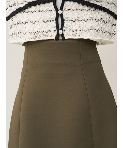 SNIDEL（スナイデル）の「構築ミニスカート（スカート・レディース・ネイビー/アイボリー/カーキ・0/1）」の9枚目の写真