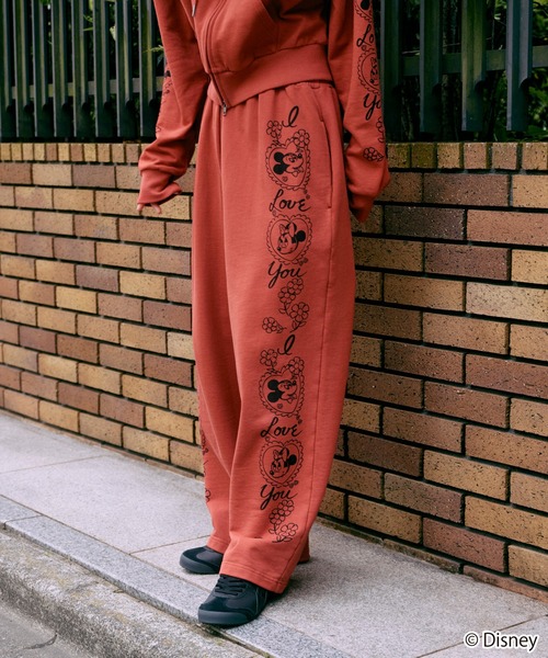 WCJ(ダブルシージェイ)の「Disney / SWEAT PANTS(スウェットパンツ・レディース・ブラウン/グリーン/レッド/イエロー/ブルー/グレー/ピンク・FREE)」の7枚目の写真