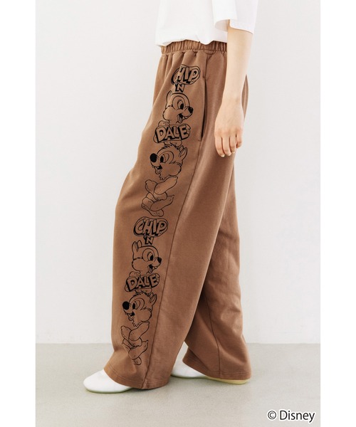 WCJ(ダブルシージェイ)の「Disney / SWEAT PANTS(スウェットパンツ・レディース・ブラウン/グリーン/レッド/イエロー/ブルー/グレー/ピンク・FREE)」の11枚目の写真