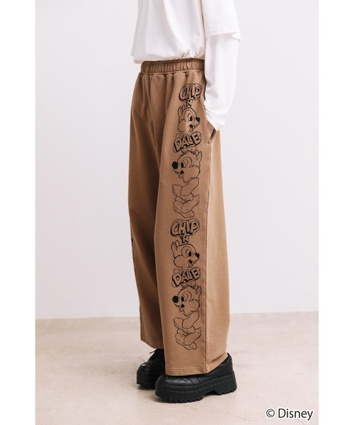 WCJ(ダブルシージェイ)の「Disney / SWEAT PANTS(スウェットパンツ・レディース・ブラウン/グリーン/レッド/イエロー/ブルー/グレー/ピンク・FREE)」の13枚目の写真