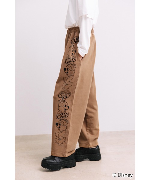 WCJ(ダブルシージェイ)の「Disney / SWEAT PANTS(スウェットパンツ・レディース・ブラウン/グリーン/レッド/イエロー/ブルー/グレー/ピンク・FREE)」の14枚目の写真