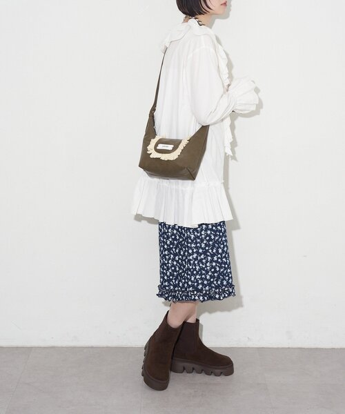 GRAIN（グレイン）の「【WEB限定】【GRAIN/グレイン】フリンジ２WAYミニショルダーバッグ（トートバッグ・レディース・ブルー/ブラウン・FREE）」の11枚目の写真