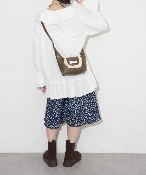 GRAIN（グレイン）の「【WEB限定】【GRAIN/グレイン】フリンジ２WAYミニショルダーバッグ（トートバッグ・レディース・ブルー/ブラウン・FREE）」の12枚目の写真