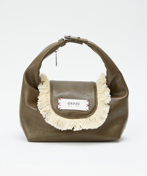 GRAIN（グレイン）の「【WEB限定】【GRAIN/グレイン】フリンジ２WAYミニショルダーバッグ（トートバッグ・レディース・ブルー/ブラウン・FREE）」の13枚目の写真