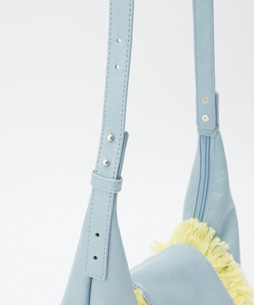 GRAIN（グレイン）の「【WEB限定】【GRAIN/グレイン】フリンジ２WAYミニショルダーバッグ（トートバッグ・レディース・ブルー/ブラウン・FREE）」の18枚目の写真