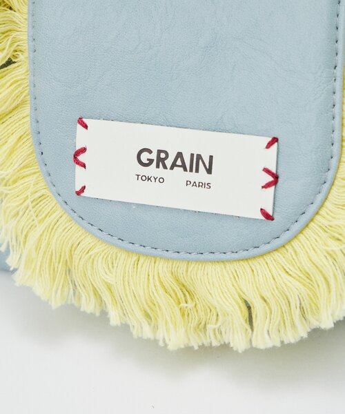GRAIN（グレイン）の「【WEB限定】【GRAIN/グレイン】フリンジ２WAYミニショルダーバッグ（トートバッグ・レディース・ブルー/ブラウン・FREE）」の21枚目の写真