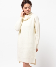 one after another NICE CLAUP | 【ナイスクラップ】片畦ゆるタートルワンピースニット(ワンピース)