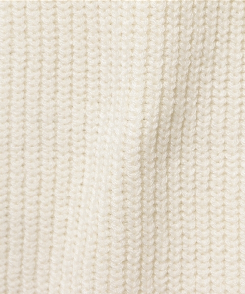 one after another NICE CLAUP（ワンアフターアナザーナイスクラップ）の「【ナイスクラップ】片畦ゆるタートルワンピースニット（ワンピース・レディース・サックスブルー/アイボリー/グレー/キャメル・FREE）」の12枚目の写真