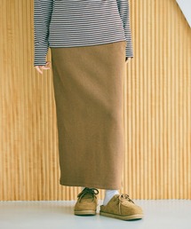 ストライプスウェットタイトスカート