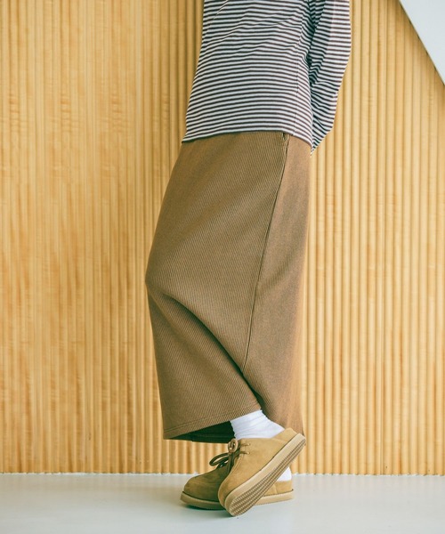 niko and...（ニコアンド）の「ストライプスウェットタイトスカート（スカート・レディース・ネイビー/ブラック/キャメル・MEDIUM/LARGE）」の21枚目の写真