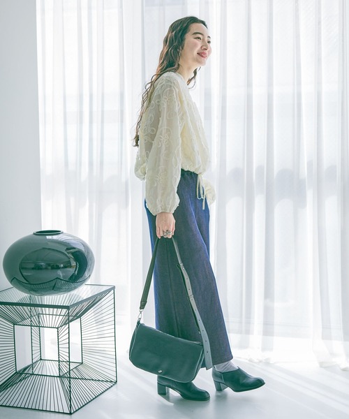 niko and...（ニコアンド）の「ストライプスウェットタイトスカート（スカート・レディース・ネイビー/ブラック/キャメル・MEDIUM/LARGE）」の13枚目の写真