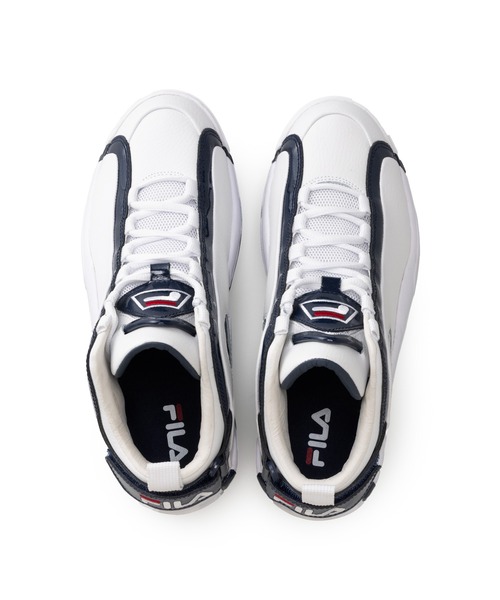 FILA(フィラ)の「GRANT HILL 2 / グラントヒル2 / バスケ / 厚底スニーカー(スニーカー・メンズ・ホワイト・23.0cm/23.5cm/24.0cm/24.5cm/25.0cm/25.5cm/26.0cm/26.5cm/27.0cm/27.5cm/28.0cm/29.0cm/30.0cm/31cm)」の2枚目の写真