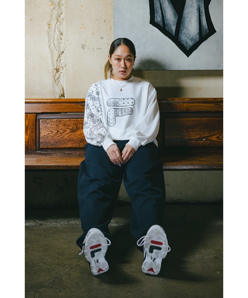 FILA(フィラ)の「GRANT HILL 2 / グラントヒル2 / バスケ / 厚底スニーカー(スニーカー・メンズ・ホワイト・23.0cm/23.5cm/24.0cm/24.5cm/25.0cm/25.5cm/26.0cm/26.5cm/27.0cm/27.5cm/28.0cm/29.0cm/30.0cm/31cm)」の11枚目の写真