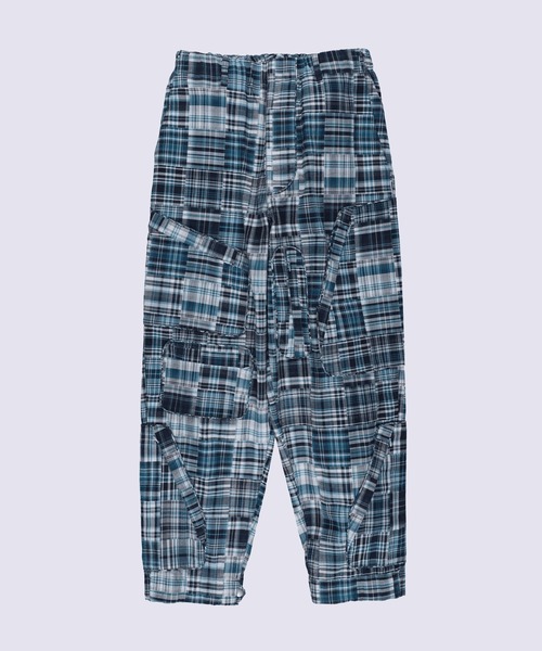 PHINGERIN(フィンガリン)の「【PHINGERIN/フィンガリン】PIPED FLIGHT PANTS(カーゴパンツ・メンズ・ブラック/サックスブルー・M/L)」の1枚目の写真