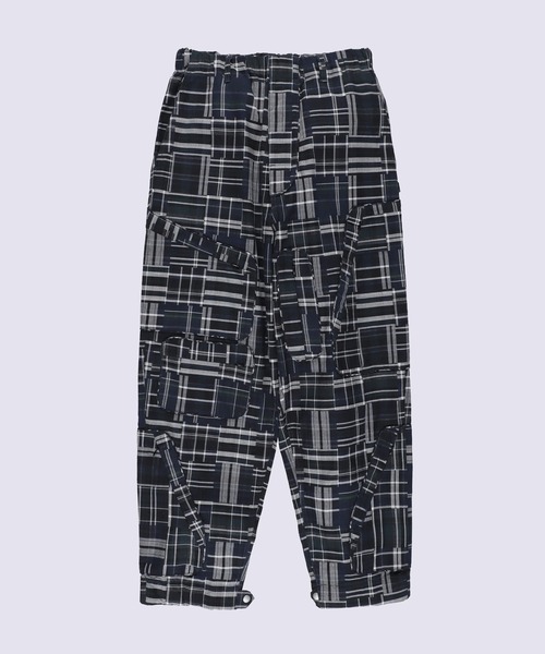 PHINGERIN(フィンガリン)の「【PHINGERIN/フィンガリン】PIPED FLIGHT PANTS(カーゴパンツ・メンズ・ブラック/サックスブルー・M/L)」の2枚目の写真