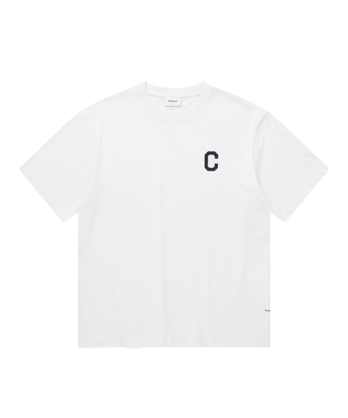 COVERNAT(カバーナット)の「クールコットンCロゴTシャツホワイト(Tシャツ/カットソー・レディース・その他・SMALL/MEDIUM/LARGE/X-LARGE/XX-LARGE/X-SMALL)」の1枚目の写真