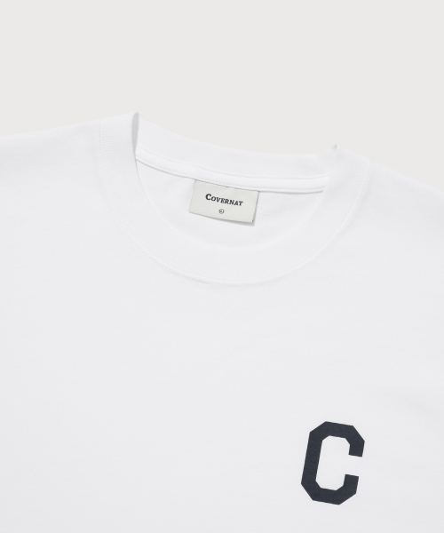 COVERNAT(カバーナット)の「クールコットンCロゴTシャツホワイト(Tシャツ/カットソー・レディース・その他・SMALL/MEDIUM/LARGE/X-LARGE/XX-LARGE/X-SMALL)」の3枚目の写真