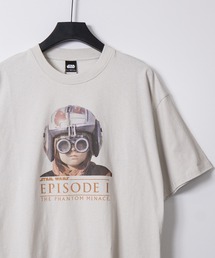 STAR WARS（スターウォーズ）の「【15】〔STAR WARS スターウォーズ〕アソートパターンプリント ユーズドライク 半袖Tシャツ（Tシャツ/カットソー）」