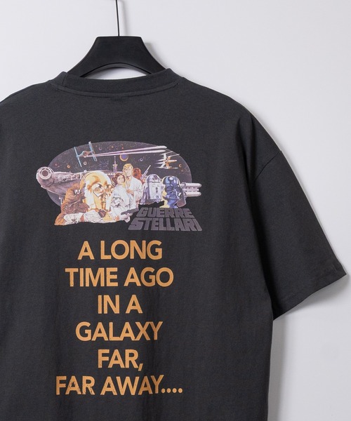 STAR WARS（スターウォーズ）の「【15】〔STAR WARS/スターウォーズ〕アソートパターンプリント ユーズドライク 半袖Tシャツ（Tシャツ/カットソー・メンズ・ブラック系2/ホワイト系3/ブラック系1/ホワイト系4/ブラック系3/ホワイト系2/ホワイト系1/ブラック系4・MEDIUM/X-LARGE/LARGE）」の8枚目の写真