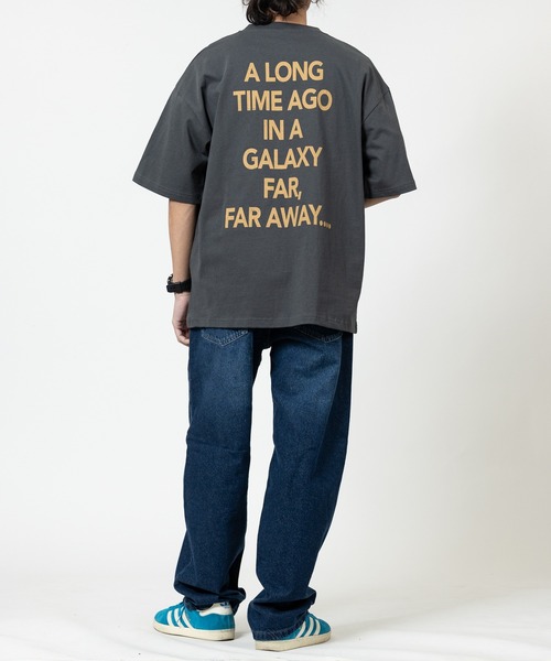 STAR WARS（スターウォーズ）の「【15】〔STAR WARS/スターウォーズ〕アソートパターンプリント ユーズドライク 半袖Tシャツ（Tシャツ/カットソー・メンズ・ブラック系2/ホワイト系3/ブラック系1/ホワイト系4/ブラック系3/ホワイト系2/ホワイト系1/ブラック系4・MEDIUM/X-LARGE/LARGE）」の20枚目の写真