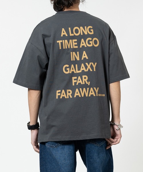 STAR WARS（スターウォーズ）の「【15】〔STAR WARS/スターウォーズ〕アソートパターンプリント ユーズドライク 半袖Tシャツ（Tシャツ/カットソー・メンズ・ブラック系2/ホワイト系3/ブラック系1/ホワイト系4/ブラック系3/ホワイト系2/ホワイト系1/ブラック系4・MEDIUM/X-LARGE/LARGE）」の17枚目の写真