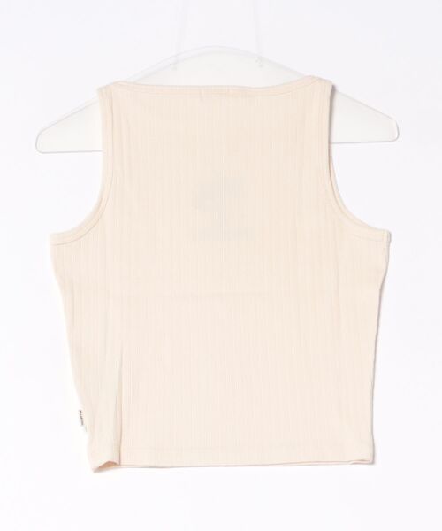 BILLABONG(ビラボン)の「BILLABONG/ビラボン タンクトップ ロゴ リブ ショート丈 BG013361(タンクトップ・レディース・スミクロ/オフホワイト/ブルー・M)」の12枚目の写真
