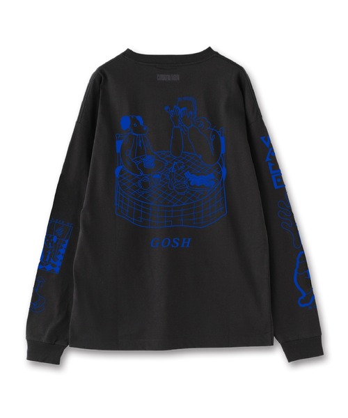 Common Noun(コモン ナウン)の「UKABU STORE×Common Noun "DOG" norahi 天竺ロンT(Tシャツ/カットソー・レディース・ホワイト/ブラック・M/L)」の6枚目の写真