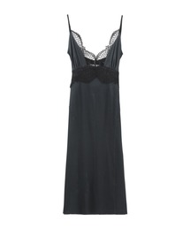 JOHN LAWRENCE SULLIVAN（ジョンローレンスサリバン）の「JERSEY & LACE COMBINATION SLIP DRESS（ドレス）」