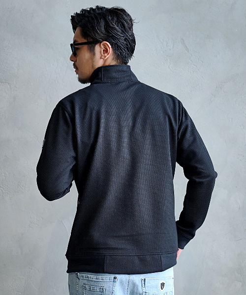 VIOLA（ヴィオラ）の「『VIOLA rumore/ヴィオラ ルモーレ』刺繍フルZIP JKT（ブルゾン・メンズ・ブラック/オフホワイト・L/XL/M）」の7枚目の写真