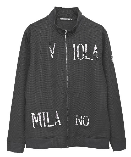 VIOLA（ヴィオラ）の「『VIOLA rumore/ヴィオラ ルモーレ』刺繍フルZIP JKT（ブルゾン・メンズ・ブラック/オフホワイト・L/XL/M）」の9枚目の写真