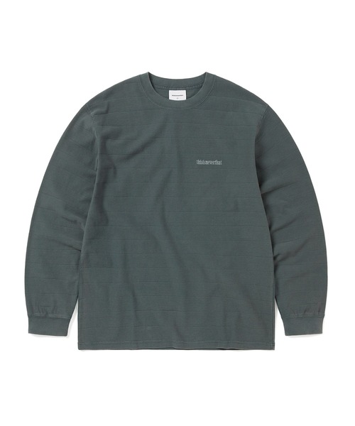 Border Jacquard L/S Tee（Tシャツ/カットソー）｜thisisneverthat