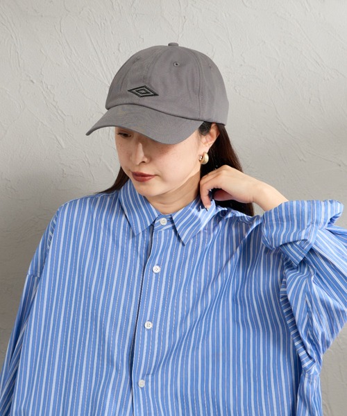 UMBRO（アンブロ）の「【WEB先行予約】[UMBRO/アンブロ] 別注 ワンポイント刺繍ロゴ キャップ（キャップ・レディース・ベージュ/グレー/ブラック・F）」の19枚目の写真