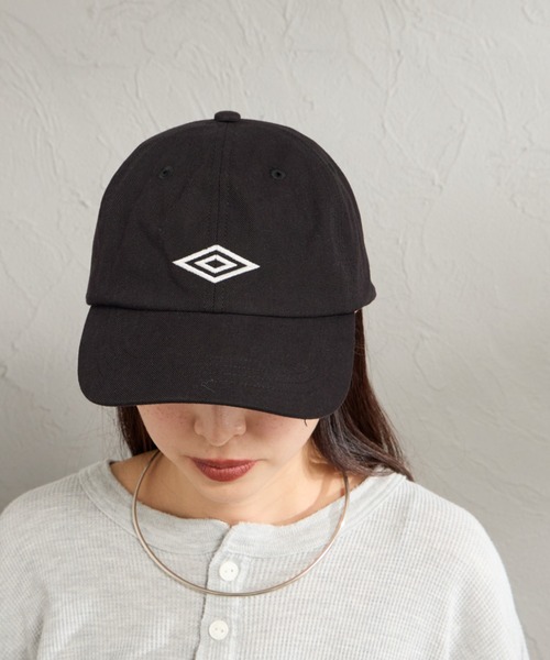 UMBRO（アンブロ）の「【WEB先行予約】[UMBRO/アンブロ] 別注 ワンポイント刺繍ロゴ キャップ（キャップ・レディース・ベージュ/グレー/ブラック・F）」の10枚目の写真